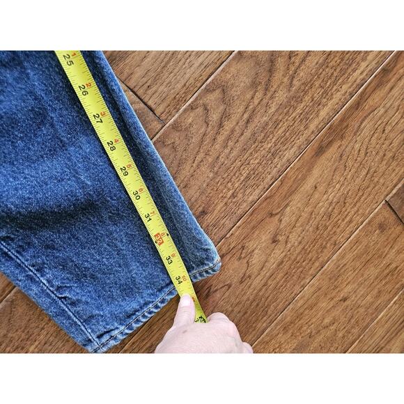 Gap Classic Fit Denim Jeans Women's Size 14- 34 Long High Rise Straight Leg - Picture 9 of 10